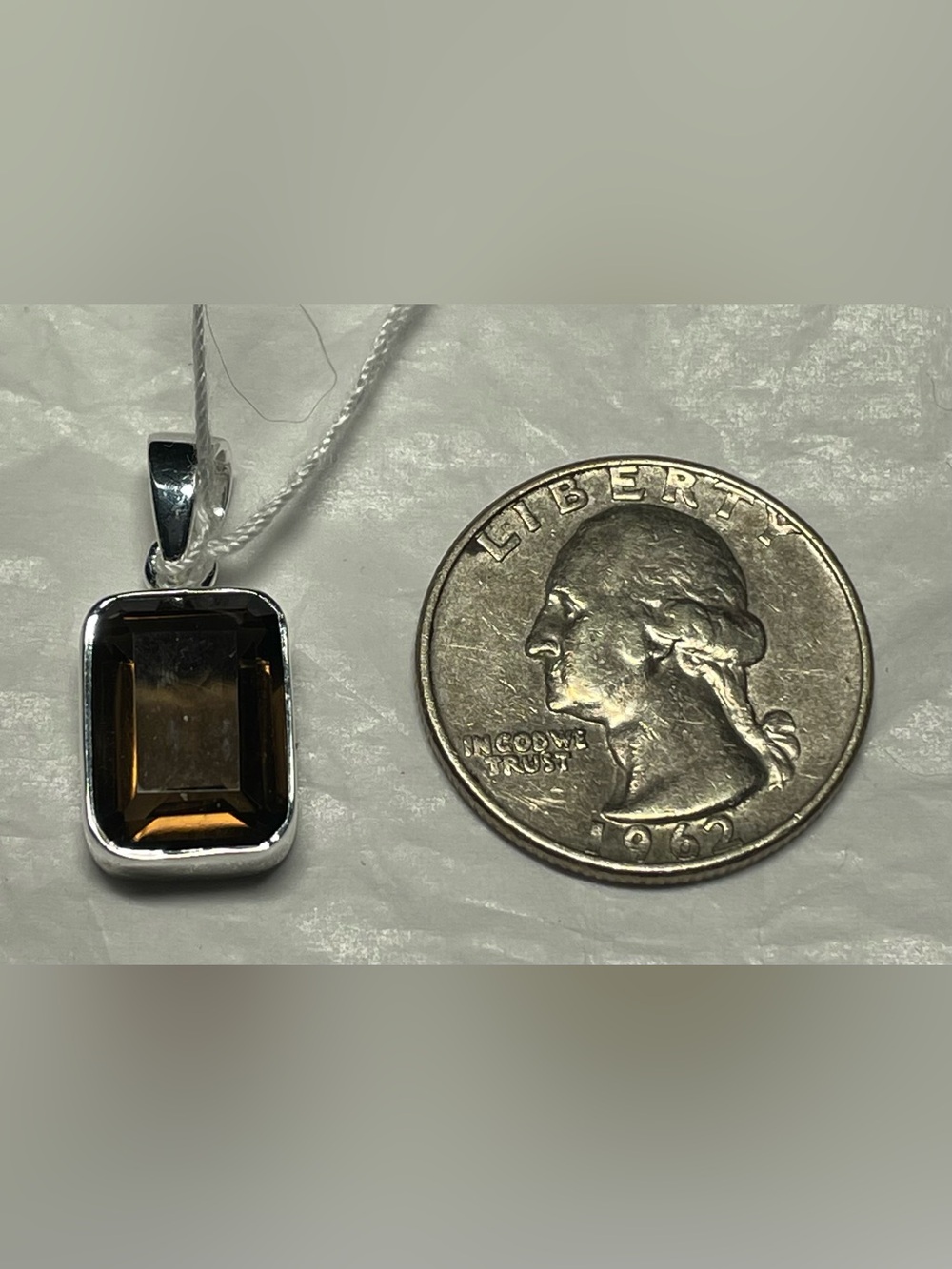 Smoky quartz pendant